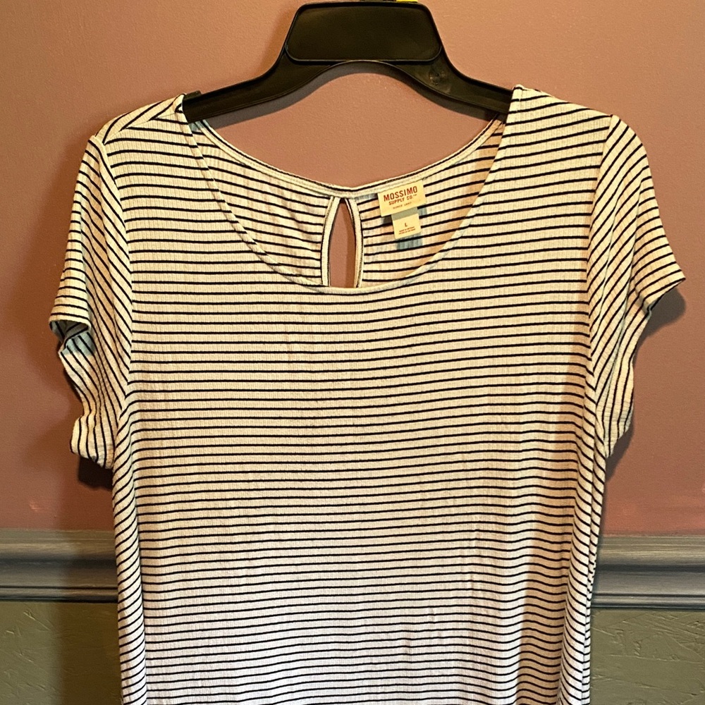 Mossimo Supply Co. Black And White Striped Dress
